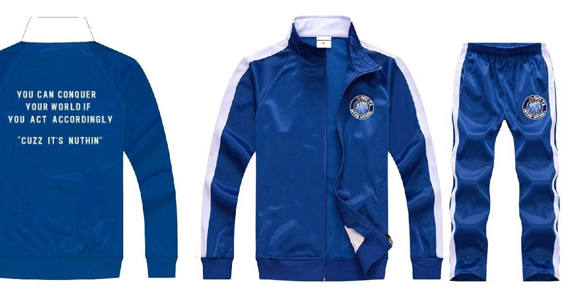 Cuzzit (YOUTH SIZES) Polyester Track suites – CUZZ IT'S NUTHIN APPAREL